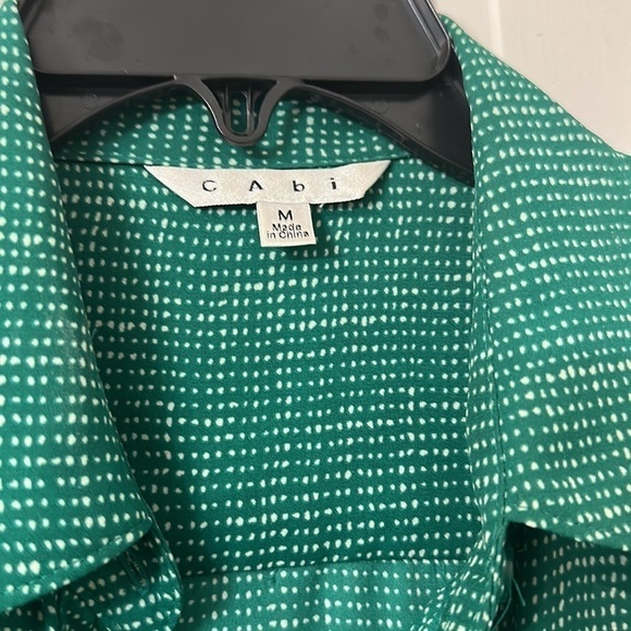 CAbi green shirtdress medium - Picture 3 of 5